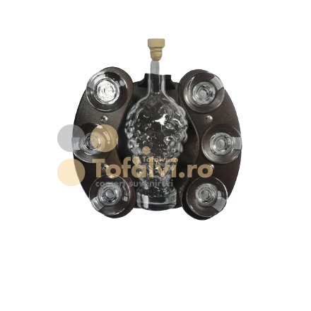 Suport sticlă cu pahare de vin